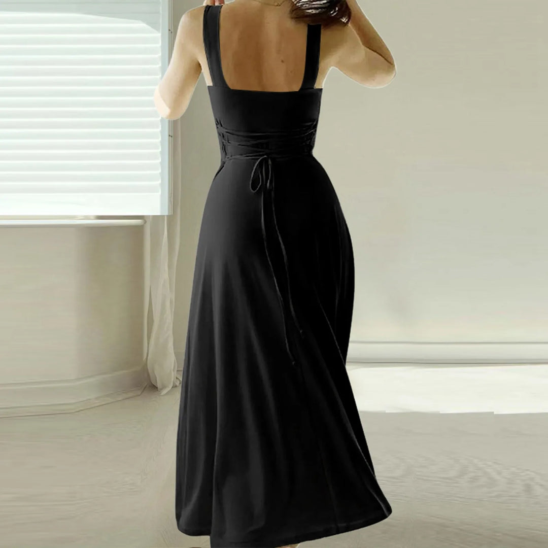 Matilde - Abito Elegante con Scollatura Quadrata