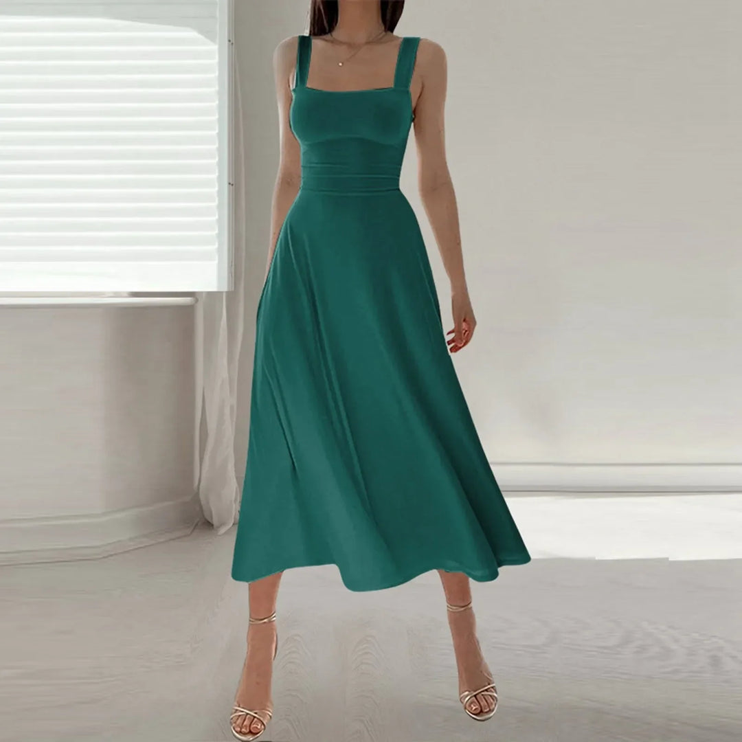 Matilde - Abito Elegante con Scollatura Quadrata
