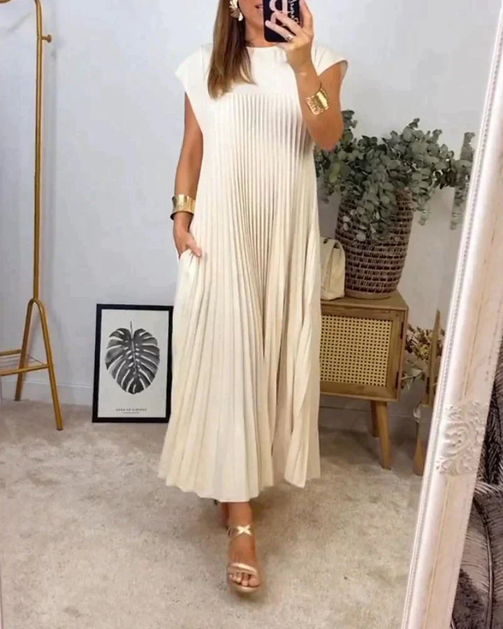 Eleonora - Vestito Senza Maniche con Pieghe