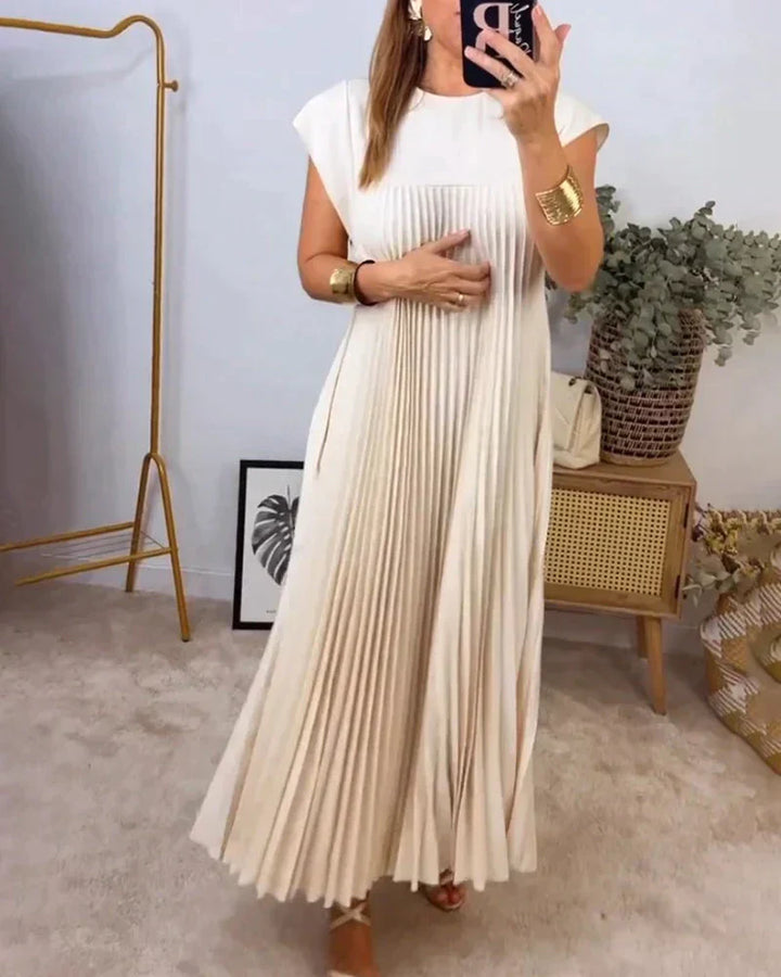 Eleonora - Vestito Senza Maniche con Pieghe