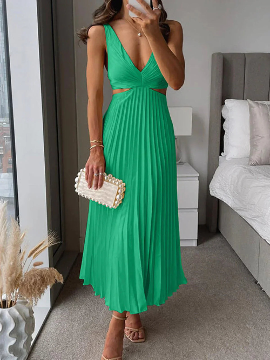 Rita - Abito Elegante in Raso Premium